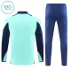 Arsenal Sweat d'Entraînement Enfant 2024-25 Quart-Zip Bleue