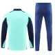 Arsenal Sweat d'Entraînement Homme 2024-25 Quart-Zip Bleue