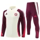 Bayern Munich Sweat d'Entraînement Homme 2024-25 Quart-Zip Blanche