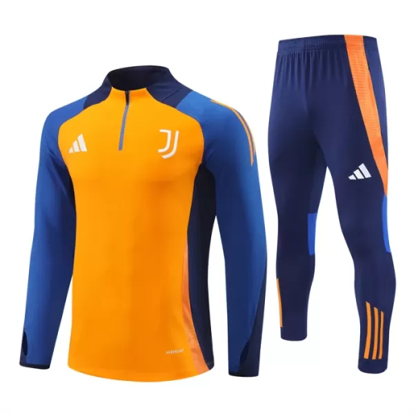 Juventus Sweat d'Entraînement Homme 2024-25 Quart-Zip Orange