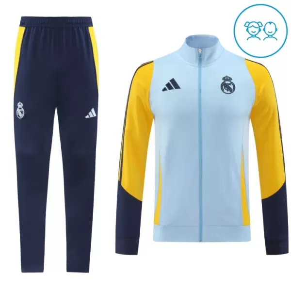 Real Madrid Ensemble Vestes d'Entraînement Enfant 2024-25 Gris