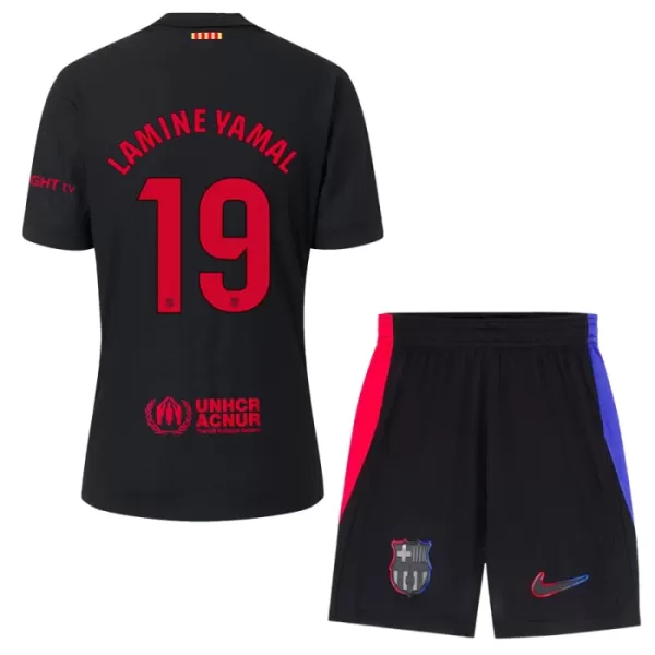 Maillot FC Barcelone Lamine Yamal 19 Enfant Extérieur 2024-25