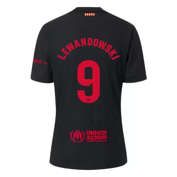 Maillot FC Barcelone Lewandowski 9 Enfant Extérieur 2024-25