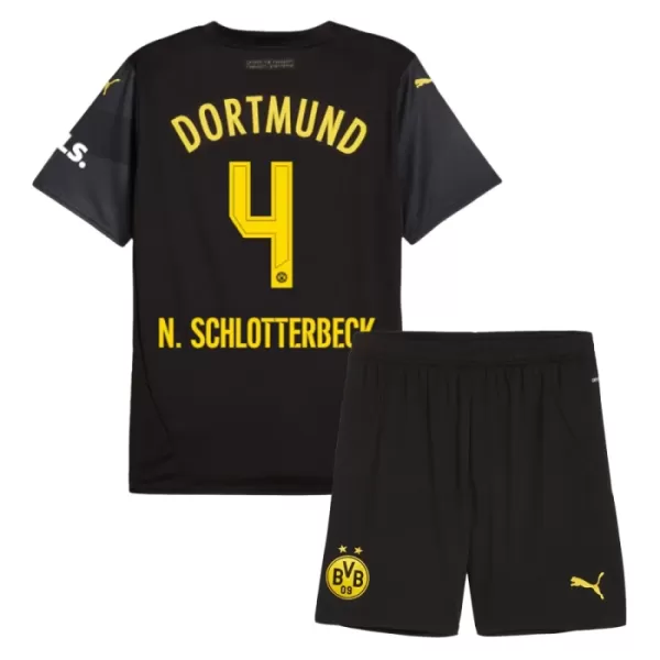 Maillot Borussia Dortmund N. Schlotterbeck 4 Enfant Extérieur 2024-25