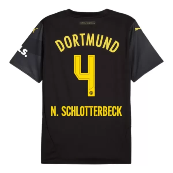 Maillot Borussia Dortmund N. Schlotterbeck 4 Enfant Extérieur 2024-25