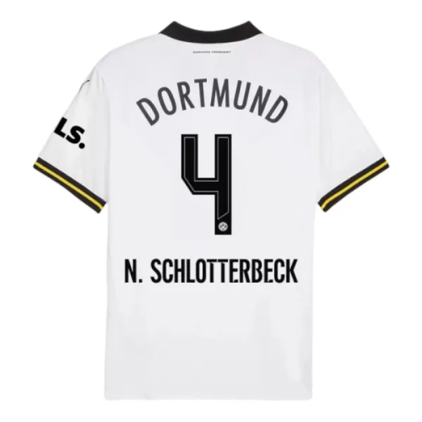 Maillot Borussia Dortmund N. Schlotterbeck 4 Enfant Third 2024-25