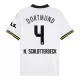 Maillot Borussia Dortmund N. Schlotterbeck 4 Enfant Third 2024-25