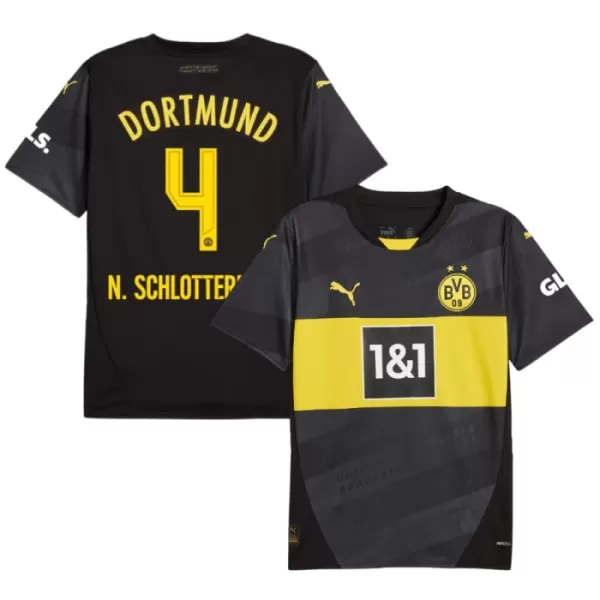 Maillot Borussia Dortmund N. Schlotterbeck 4 Homme Extérieur 2024-25