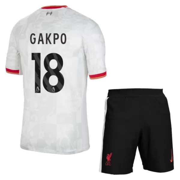 Maillot Liverpool Gakpo 18 Enfant Third 2024-25