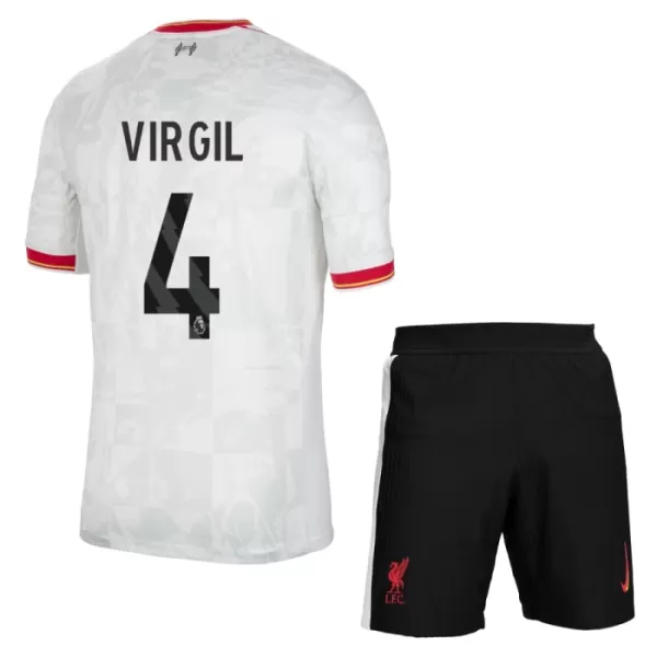 Maillot Liverpool Virgil 4 Enfant Third 2024-25