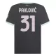 Maillot AC Milan Pavlovic 31 Homme Third 2024-25