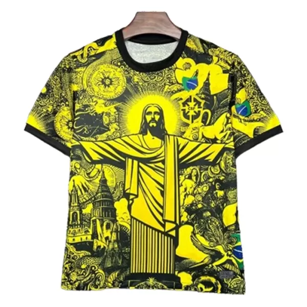 Maillot Brésil Homme 2024 Jaune