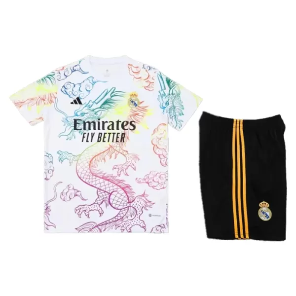 Maillot Real Madrid Dragon Enfant 2024-25 Blanche