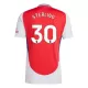 Maillot Arsenal Sterling 30 Homme Domicile 2024-25