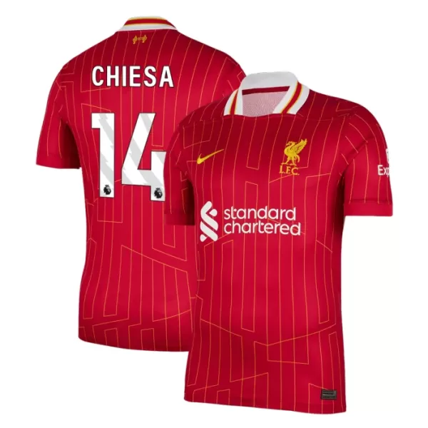 Maillot Liverpool Chiesa 14 Homme Domicile 2024-25