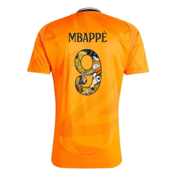 Maillot Real Madrid Mbappé 9 Homme Extérieur 2024-25