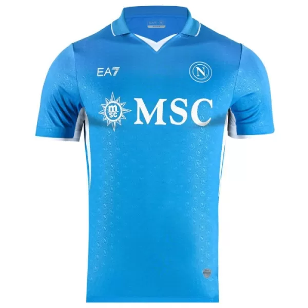 Maillot SSC Naples Kvaratskhelia 77 Homme Domicile 2024-25