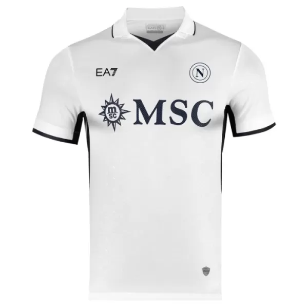 Maillot SSC Naples Kvaratskhelia 77 Homme Extérieur 2024-25