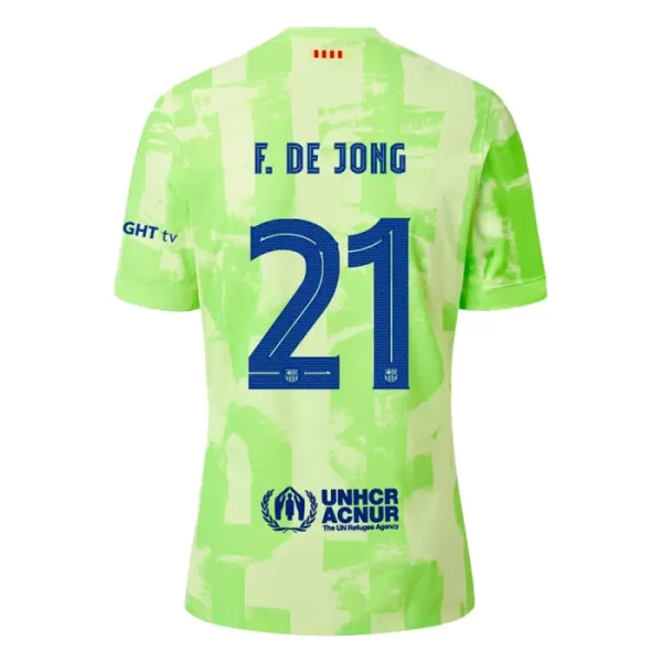 Maillot FC Barcelone Frenkie de Jong 21 Homme Third 2024-25