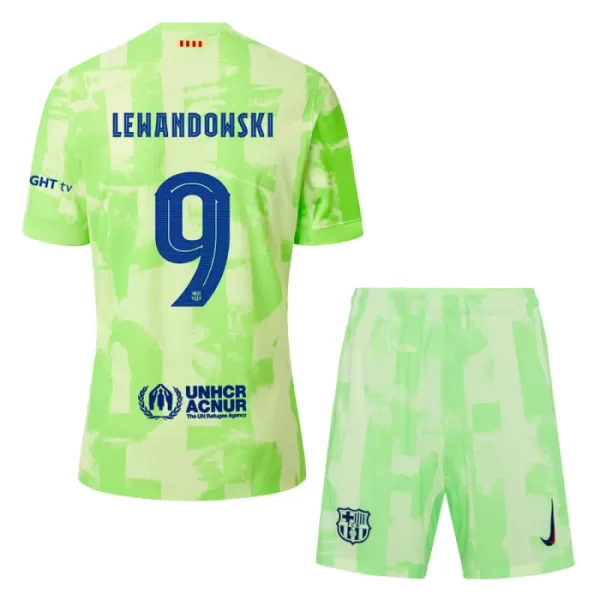 Maillot FC Barcelone Lewandowski 9 Enfant Third 2024-25