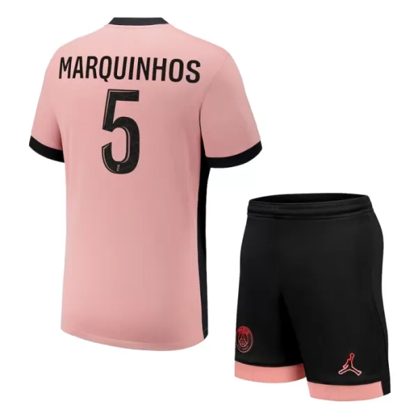 Maillot Paris Saint-Germain Marquinhos 5 Enfant Third 2024-25