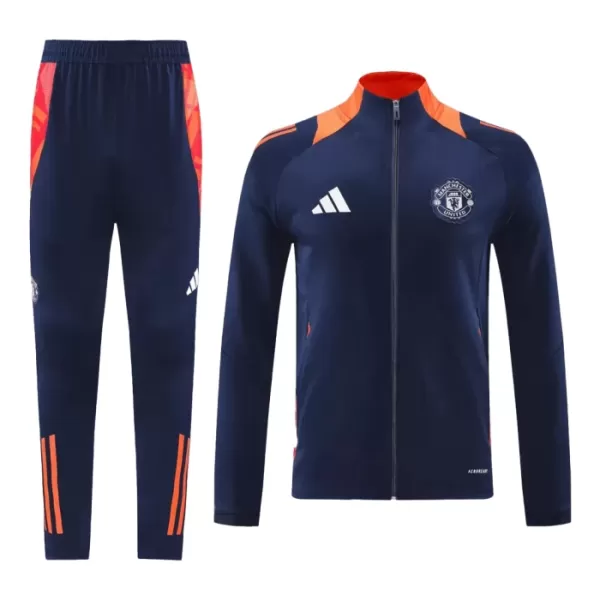 Manchester United Ensemble Vestes d'Entraînement Homme 2024-25 Navy