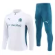 Olympique de Marseille Sweat d'Entraînement Homme 2024-25 Quart-Zip Blanche