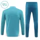 Olympique de Marseille Teal Sweat d'Entraînement Enfant 2024-25 Quart-Zip