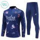 Paris Saint-Germain Sweat d'Entraînement Enfant 2024-25 Quart-Zip Navy