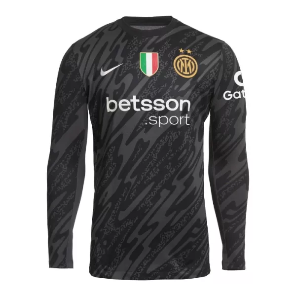 Maillot Gardien Inter Milan Homme 2024-25 Noire Manches Longues