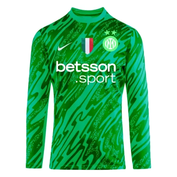 Maillot Gardien Inter Milan Homme 2024-25 Verte Manches Longues