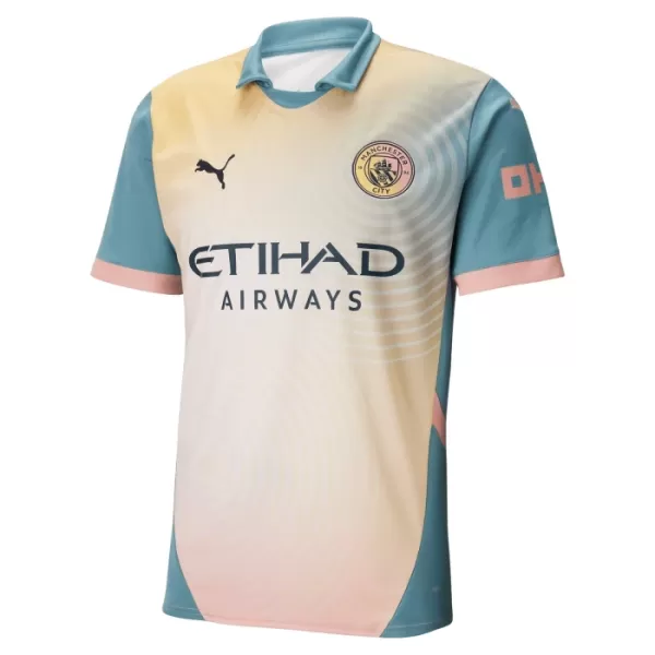 Maillot Manchester City De Bruyne 17 Enfant Fourth 2024-25