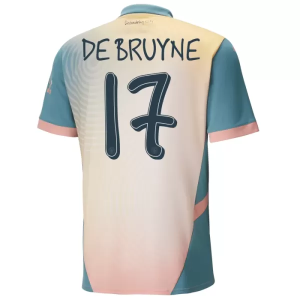 Maillot Manchester City De Bruyne 17 Enfant Fourth 2024-25