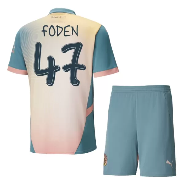 Maillot Manchester City Foden 47 Enfant Fourth 2024-25