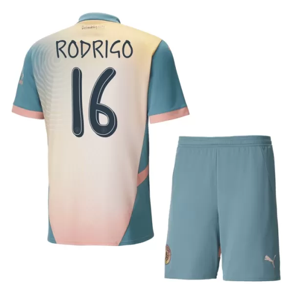 Maillot Manchester City Rodrigo 16 Enfant Fourth 2024-25