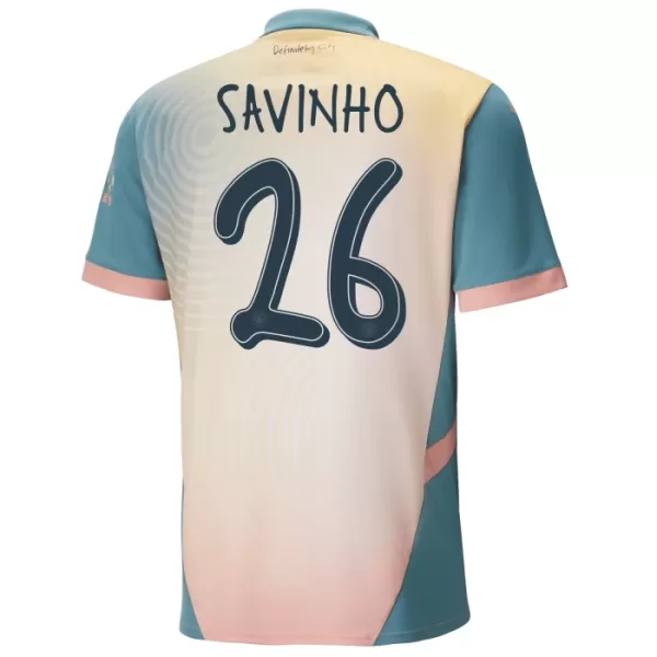 Maillot Manchester City Savinho 26 Homme Fourth 2024-25