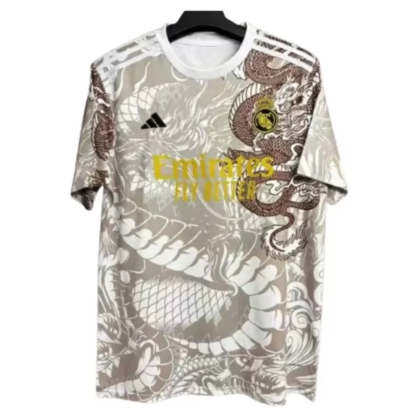 Maillot Real Madrid Dragon Homme 2024-25 Blanche