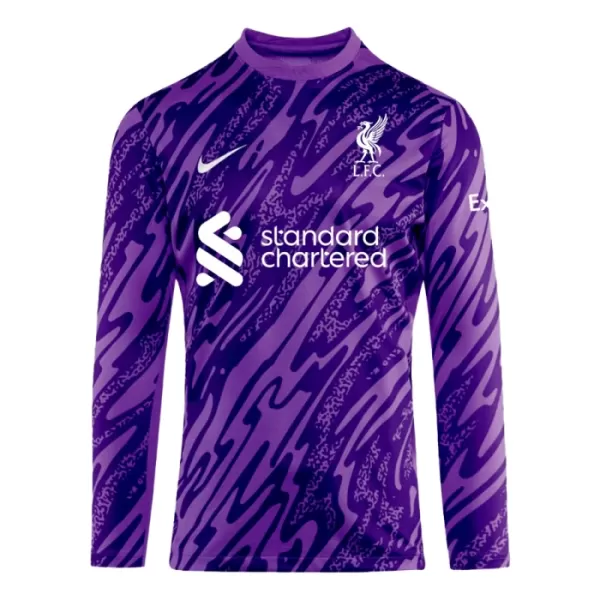 Maillot Gardien Liverpool Homme 2024-25 Violet Manches Longues