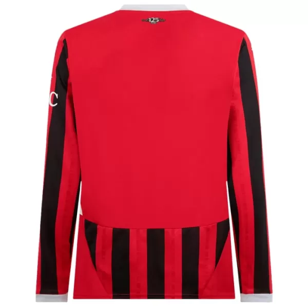 Maillot Manches Longues AC Milan Homme Domicile 2024-25