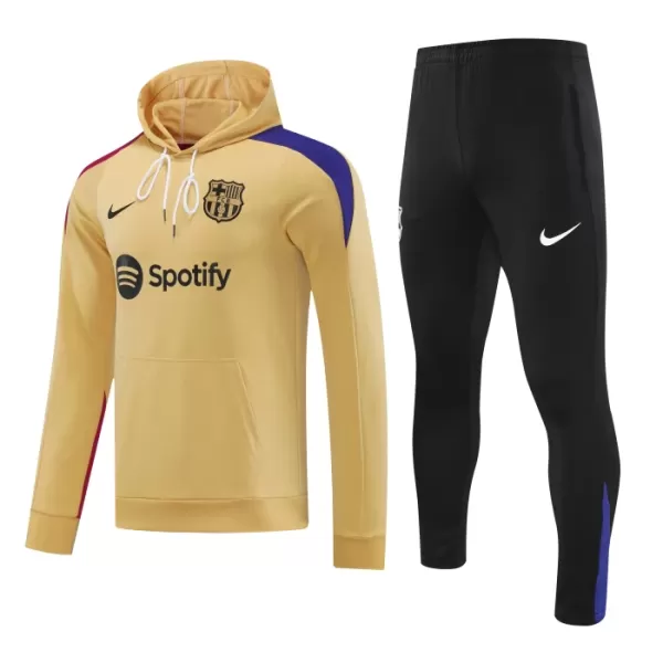 FC Barcelone Hoodie Sweat d'Entraînement Homme 2024-25 Jaune