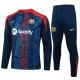 FC Barcelone Sweat d'Entraînement Homme 2024-25 Quart-Zip Navy