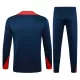 FC Barcelone Sweat d'Entraînement Homme 2024-25 Quart-Zip Navy