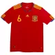 Maillot Espagne A. Iniesta 6 2010 Homme Domicile Rétro