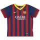 Maillot FC Barcelone 2013-14 Homme Domicile Rétro