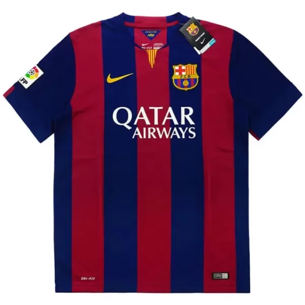 Maillot FC Barcelone 2014-15 Homme Domicile Rétro