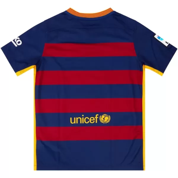 Maillot FC Barcelone 2015-16 Homme Domicile Rétro