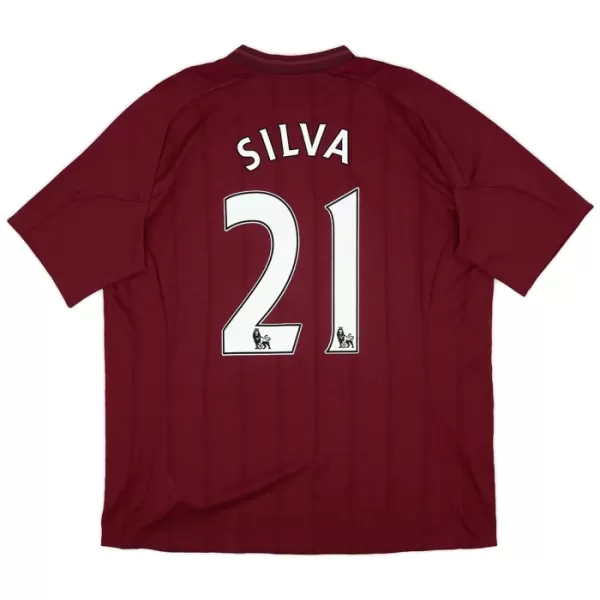 Maillot Manchester City Silva 21 2012-13 Homme Extérieur